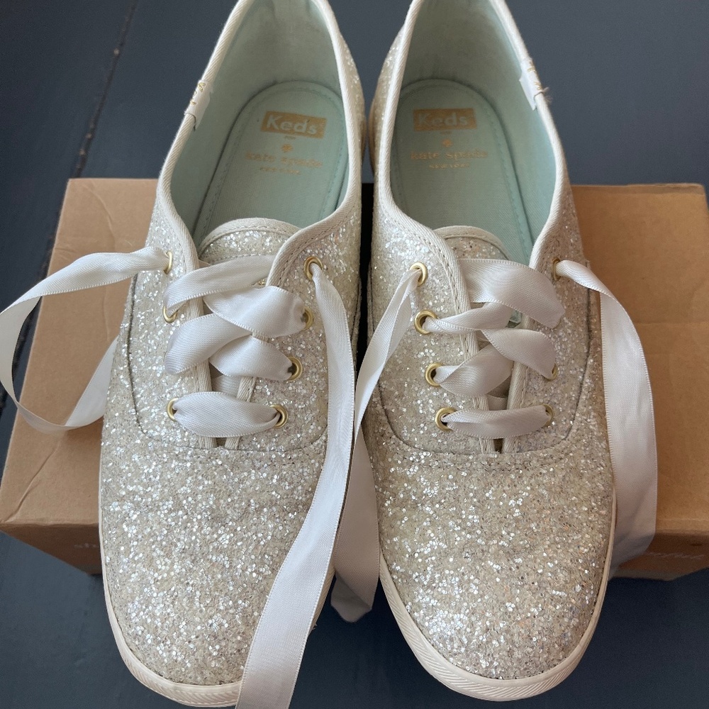 💍 *Donating soon* Keds x Kate Spade wedding sneaker 10